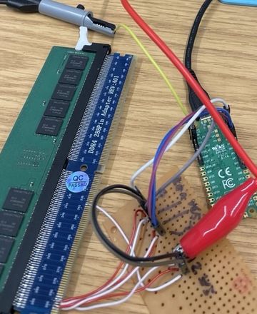 Memory module with a measurement adapter